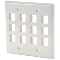 Main product image for Audtek KWGJ9 Keystone Wall Plate Double Gang 12- 151-196